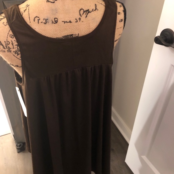 Missy Robertson Brown Tank Sleeveless Pullover Top size L - Picture 2 of 5